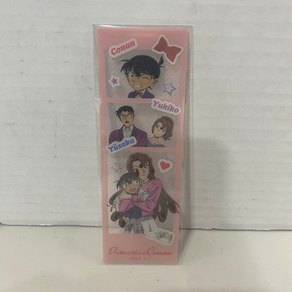 enSKY Detective Conan Chara Clear Photo Kudo Family Pink One Size Like New